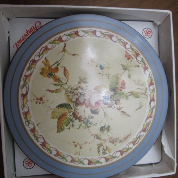 Set of 6 Pimpernel Kilburn Chintz floral coasters - Picture 1 of 5